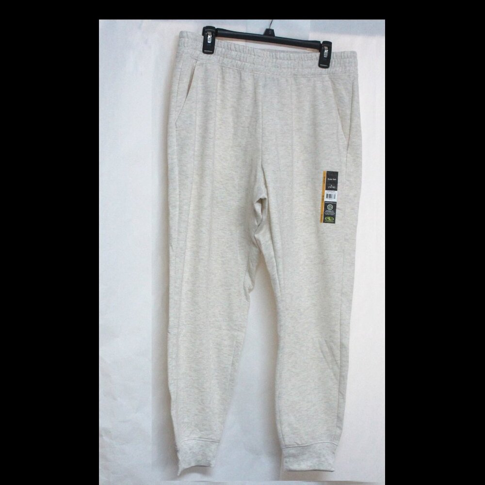 NWT Women's Large 12-14 Athletic Works Super Soft Jogger - Wheat Heather